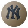 new york yankees baseball cupcake decoration
